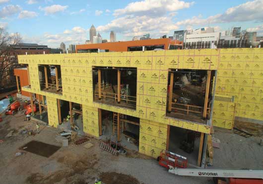 Once completed, the Living Building will be a living laboratory for sustainable design and construction at Georgia Tech. 